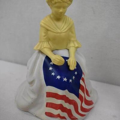 Vintage Avon Betsy Ross and Statue of Liberty Perfume Figures 