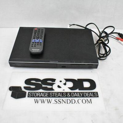Panasonic DVD Player with HDMI or RCA. Remote Included. 