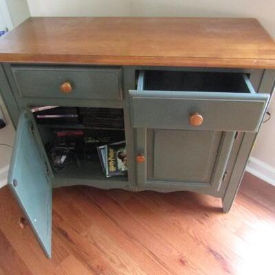 Wood TV Stand/ Storage Cabinet 39 3/4
