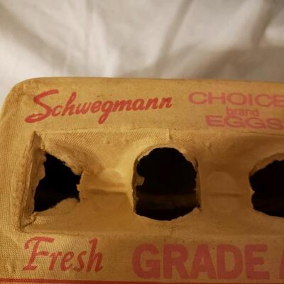 LOT #8. Vintage Schwegmannâ€™s egg carton