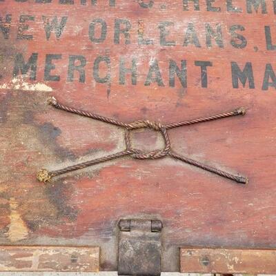  LOT #11. WWII U.S. Merchant Marine foot locker