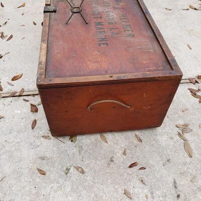 LOT #11. WWII U.S. Merchant Marine foot locker