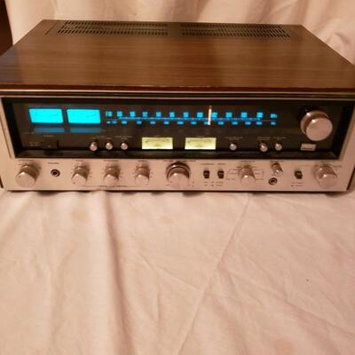 LOT #17.   Sansui stereo receiver, model #7070, like new.