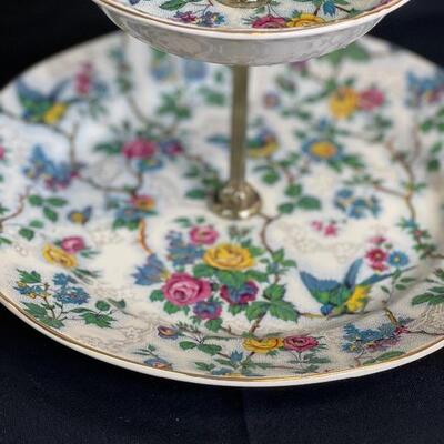 â€œChintzâ€ Tier Tray - Lorna Doone