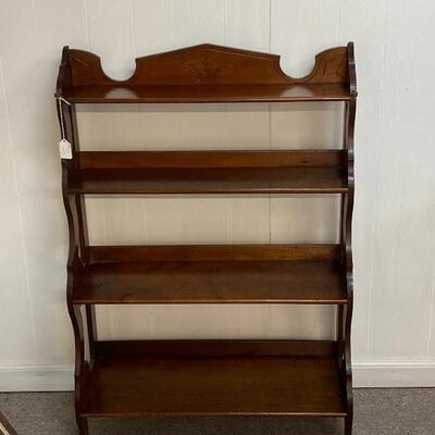 Mahogany Victorian Shelf 