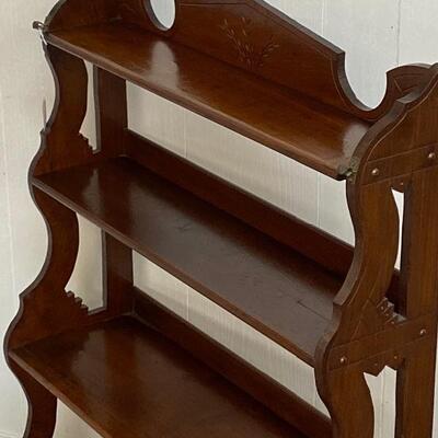 Mahogany Victorian Shelf 