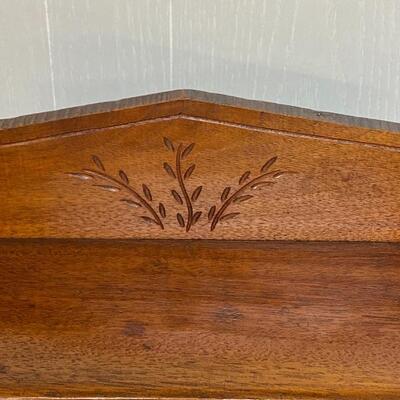 Mahogany Victorian Shelf 