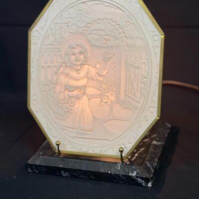 David Failing Original Lithophane â€œButterfly Dayâ€  1989