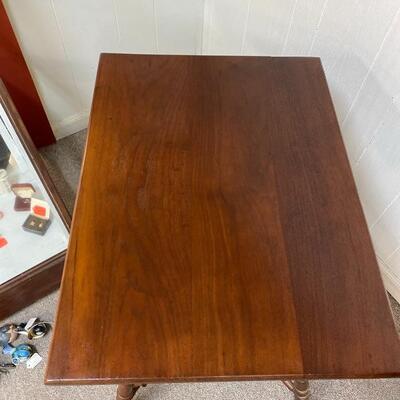 Walnut Victorian Spindle Table  