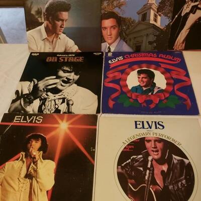 LOT #22. Elvis Lot B: Lot of 7 Elvis albums