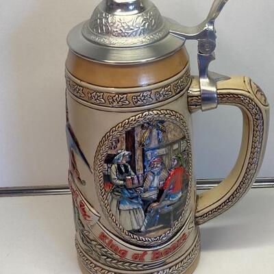 Collectible Budweiser Beer Stein with Lid