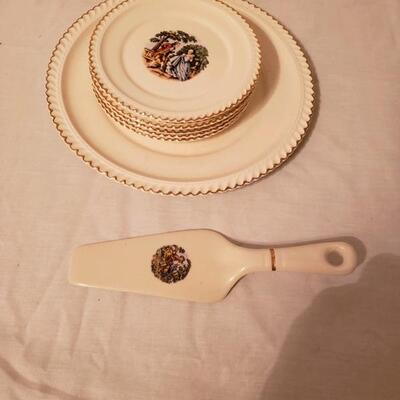 LOT #25. Vintage desert set A