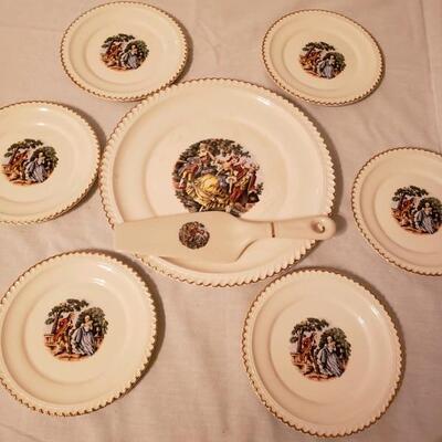 LOT #25. Vintage desert set A