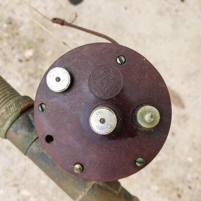 LOT #30. Antique Penn wooden rod and reel