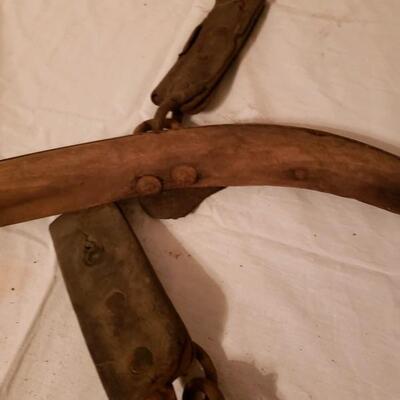 LOT #47. Two pair of primitive horse harnesses