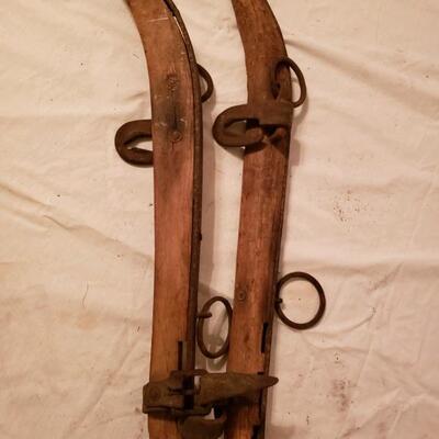 LOT #47. Two pair of primitive horse harnesses