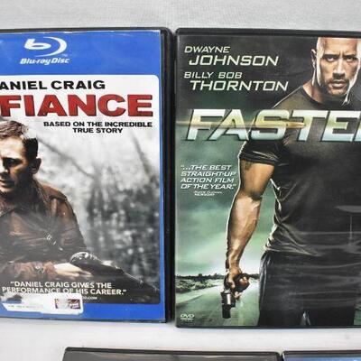 7 pc Movies on DVD: Defiance -to- Munich