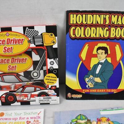 4 kids books: In a Pumpkin Shell -to- Race Driver Set
