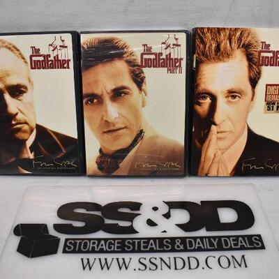 Godfather I, II, & III on DVD