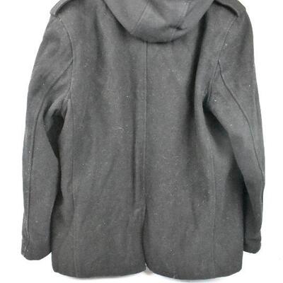 Black Winter Coat, Women's Size Medium, by Apt 9