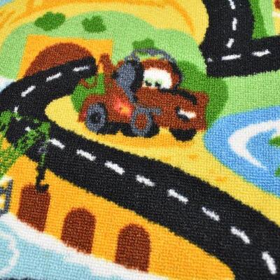 Playroom Rug, Cars/Roads/Buildings Lightning McQueen 31