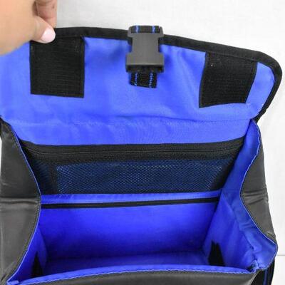Cullman Insulated Bag, Black w/ Blue Trim