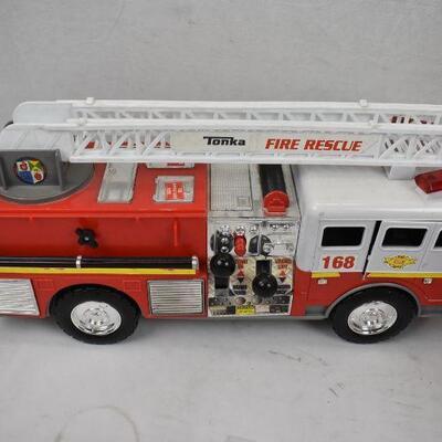 Two Large Tonka Firetrucks Toys - Lights and Sirens Work