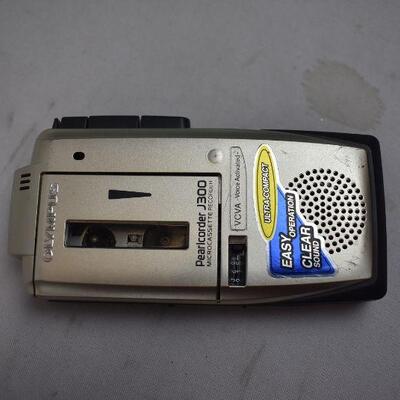 Pearlcorder J300 Microcassette Recorder, *DOESN'T WORK* Makes Noise, doesnt spin