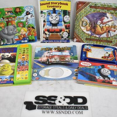 6pc Children's Books: Sound Storybook Treasury -to- Spills & Thrills
