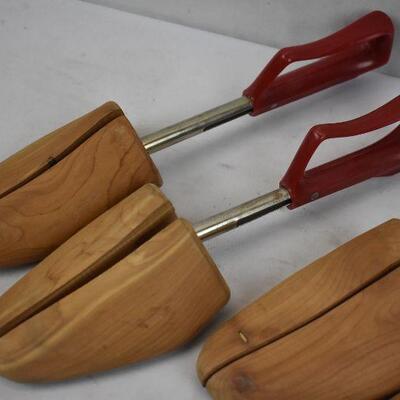 3 pairs of Wooden Shoe-Fillers