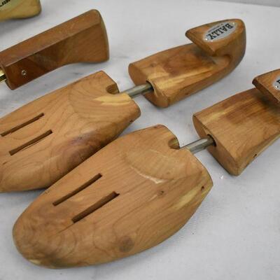 3 pairs of Wooden Shoe-Fillers
