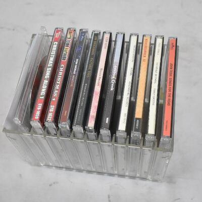 12pc CDs w/ Clear Case - Songs for the Road -to- Merry Christmas