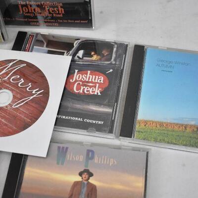 12pc CDs w/ Clear Case - Songs for the Road -to- Merry Christmas