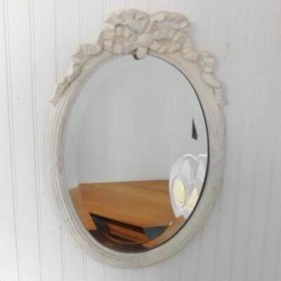 Decorative Wood Framed Beveled Mirror 14