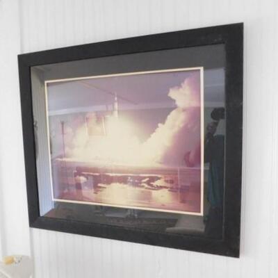 Framed Art Photo Print Apollo Launch 32