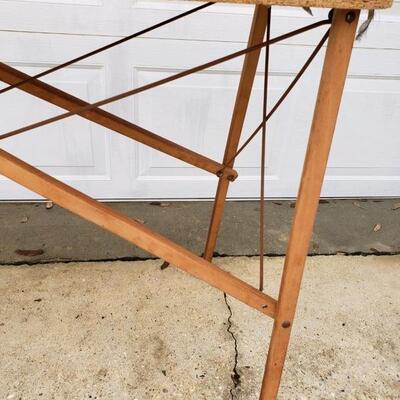LOT #50. Vintage wooden ironing board