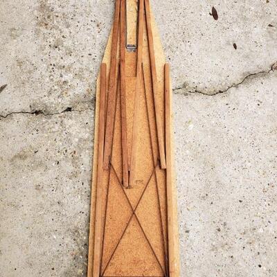 LOT #50. Vintage wooden ironing board