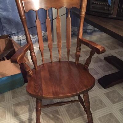 LOT #62. Maple chairs set A