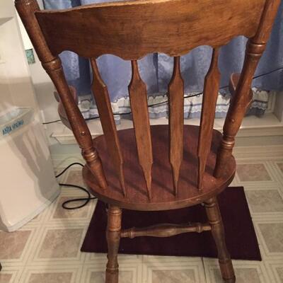 LOT #63. Maple chairs set B