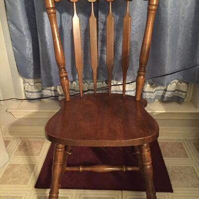 LOT #63. Maple chairs set B