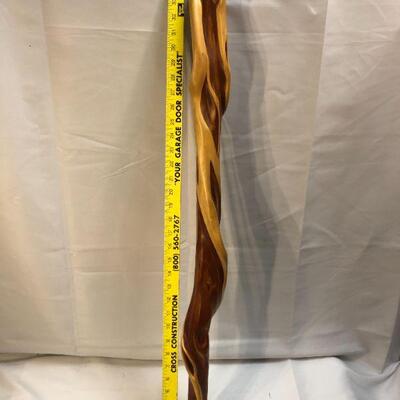 Two Toned Smooth Wood Walking Stick Cane 33â€ YD#020-499o