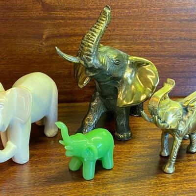 Fab collection of Mid Century  Sculptural  Elephants 