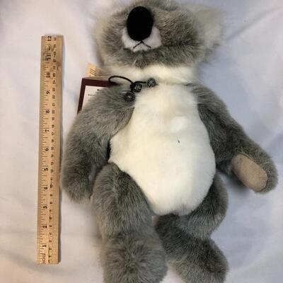 Charlie Bears Gray Koala Bear KORKY Jointed Plush Stuffed Animal YD#020-1220-00999