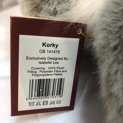 Charlie Bears Gray Koala Bear KORKY Jointed Plush Stuffed Animal YD#020-1220-00999