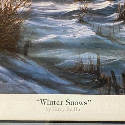 "White Snow" by Terry Redlin