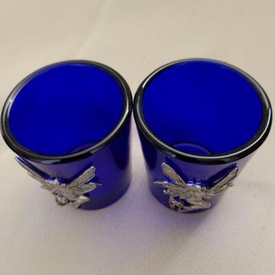 Blue fairy shot glasses