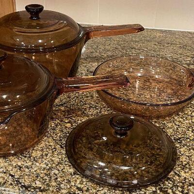 #154 Corning ware Visions Glass Cookware 