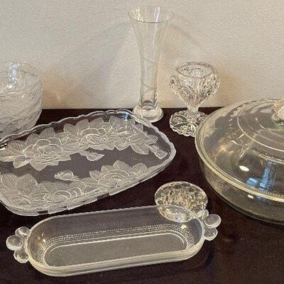 #181 Clear Glass Serving Ware Mix & Match