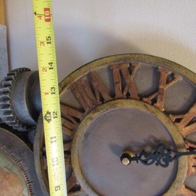 Steampunk Style Resin Wall Clock- Battery Powered-14