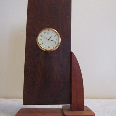 Wooden Desk/Vanity Clock 6